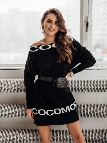 Długa czarna tunika Cocomore Izabel