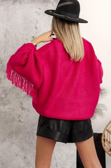 Damski sweter z frędzlami Me Gusta