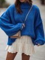 Sweter damski z przeszyciami Cocomore