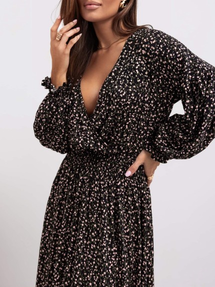 Maxi sukienka z dekoltem Cocomore Lara