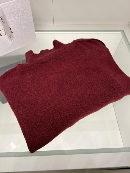 Sweter damski z półgolfem nietoperz Cocomore bordowy