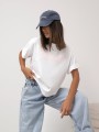 Biały t-shirt damski oversize z nadrukiem Cocomore Saint