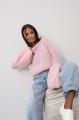 Sweter super kid moher Yarn Aurelia jasnoróżowy