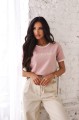 Pudrowy t-shirt damski La Dolce Vita Xana