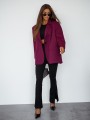 Bordowa marynarka oversize damska Me Gusta – elegancka i stylowa
