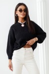 Sweter damski premium z baby alpaki i wełny merynosa czarny