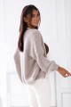 Kardigan damski oversize na co dzień Madame Sue fango