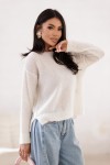 Sweter damski z alpaki superfine Dolly ecru