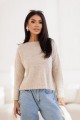 Sweter damski z alpaki superfine Dolly beżowy