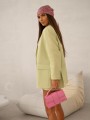 Pistacjowa marynarka oversize damska Me Gusta – elegancka i stylowa
