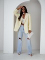 Pastelowa marynarka oversize damska Me Gusta – elegancka i stylowa