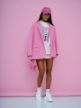 T-shirt damski oversize New Things Me Gusta biały