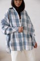 Koszula damska oversize w kratę Me Gusta