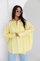 Żółta koszula damska oversize Me Gusta