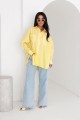 Żółta koszula damska oversize Me Gusta