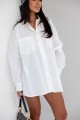 Biała koszula damska oversize Me Gusta
