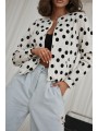 Kurtka bomberka damska w groszki XANA