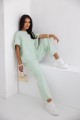 Miętowy komplet damski dresowy bluza i spodnie Me Gusta