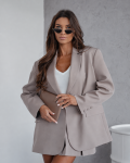 Latte marynarka oversize damska Me Gusta – elegancka i stylowa