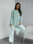 Bluza damska oversize Me Gusta w groszki