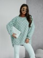 Bluza damska oversize Me Gusta w groszki