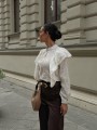 Koszula damska na stójce z haftem Xana