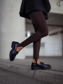 Czekoladowe legginsy damskie z wysokim stanem Me Gusta