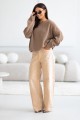 Sweter damski oversize wełniany fango Madame Sue
