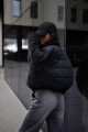 Pikowana kurtka damska puffer XANA czarna