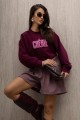 Bluza damska Cherie XANA bordowa